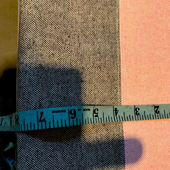 KATE SPADE PINK GREY HANDBAG MEDIUM SATCHEL PURSE FABRIC, CLASSIC STYLE - Picture 4 of 16